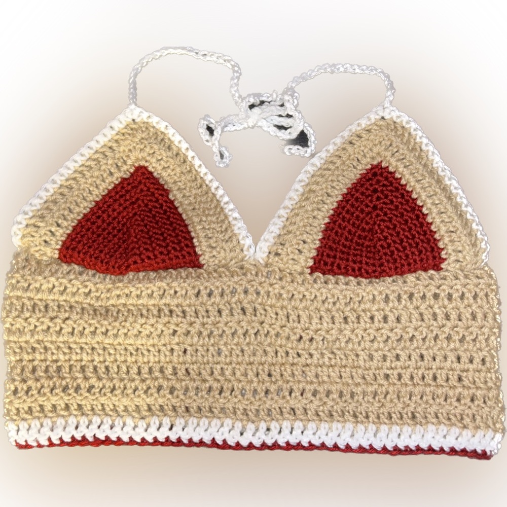 Crochet top 💋🌹🥥🐑